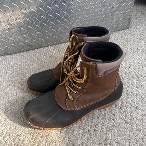 Like new, duck boots.